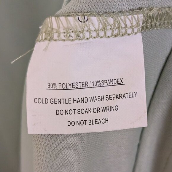 Here Comes the Sun Lustre Open Back Mesh Maxi Dress sz 10 Saige Green Fairy - Picture 10 of 11